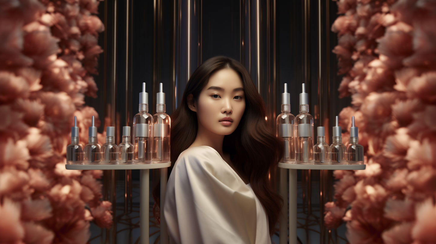 Ampoule soin coréen, ciblant , pour une routine K-Beauty authentique.